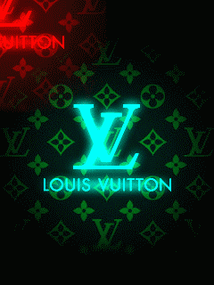 Louis Vuitton Logo 3d Sticker GIF